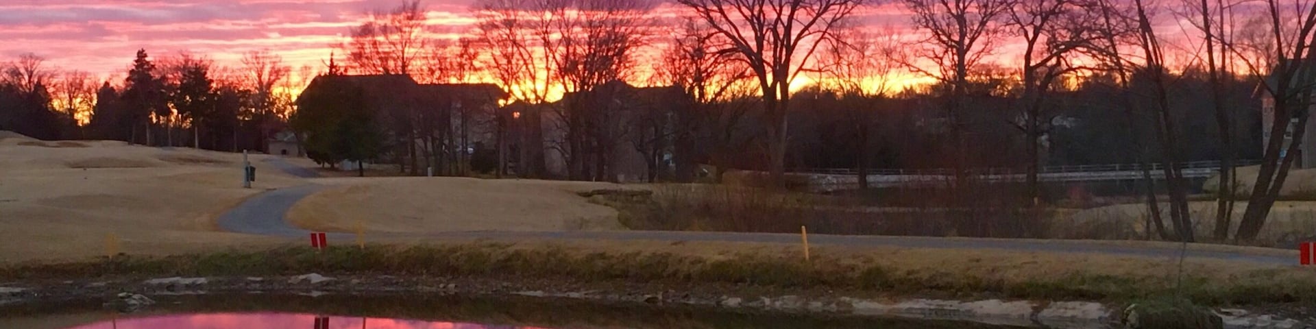 Sunset last night near Branson, Missouri USA