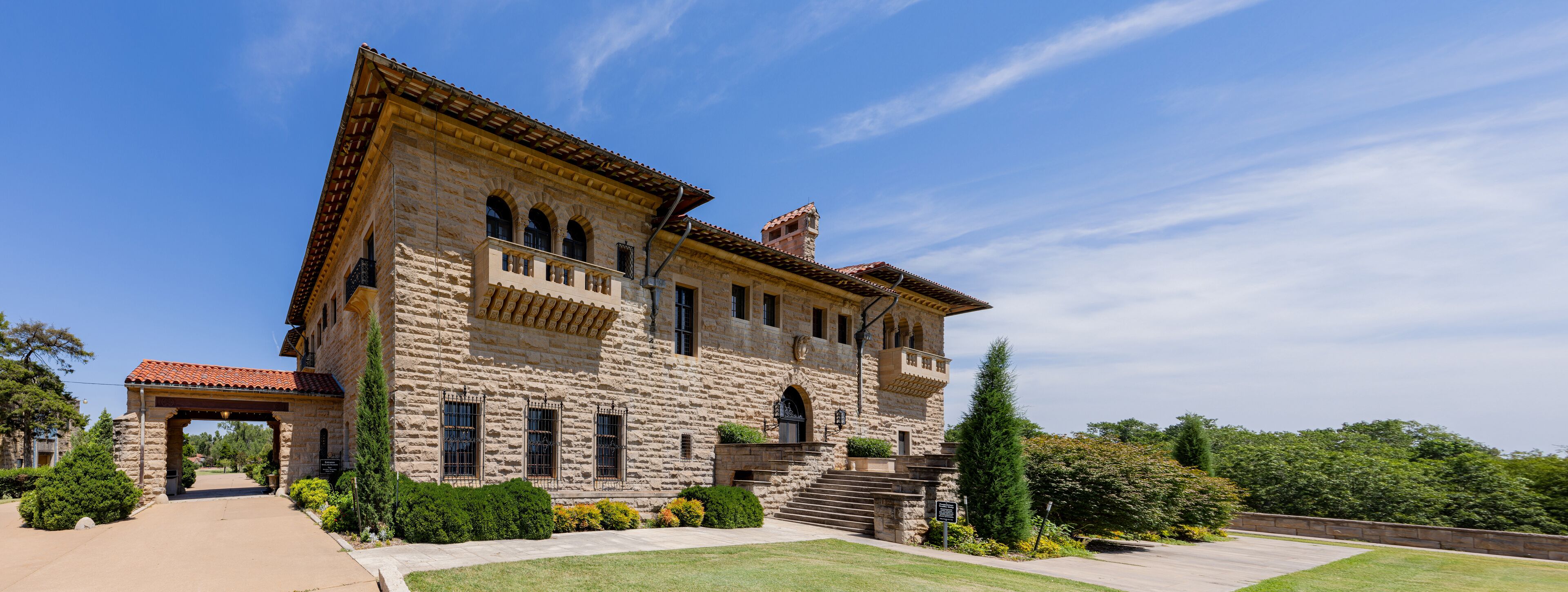 Exterior view of the E. W. Marland Mansion