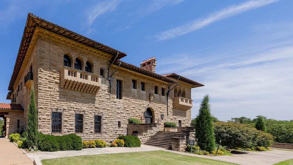 Exterior view of the E. W. Marland Mansion