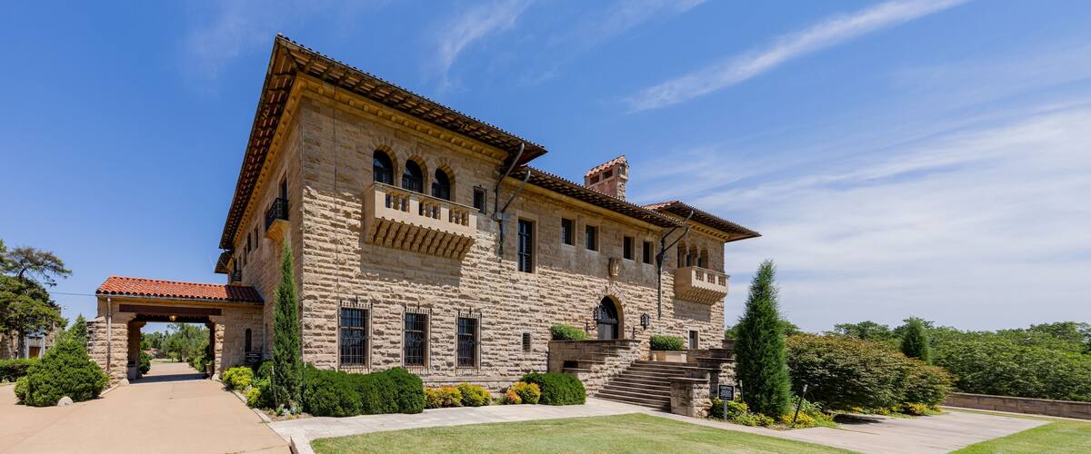 Exterior view of the E. W. Marland Mansion