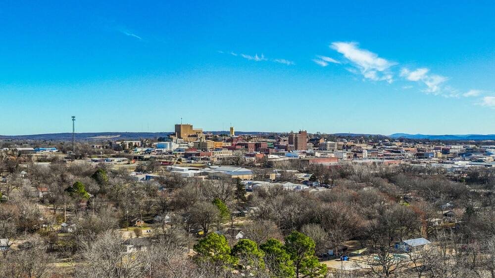 Panoramic view of McAlester, Oklahoma