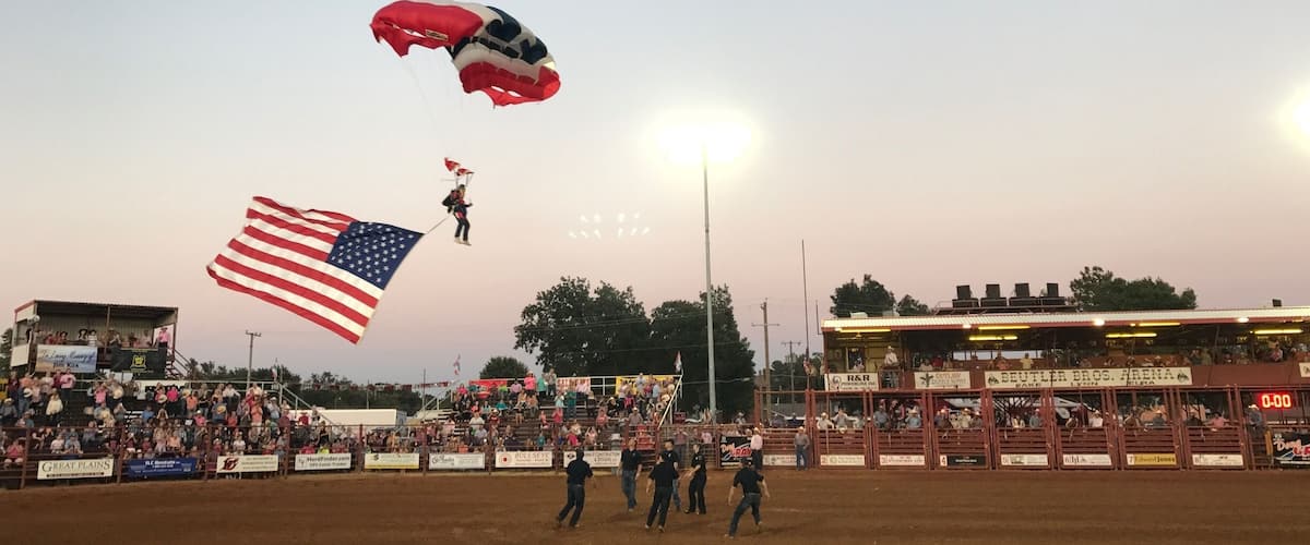 Annual Rodeo Of Champions at Elk City, Ok Beutler Brothers Arena.