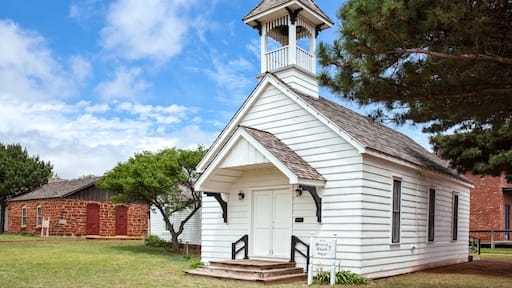 U.S.A. Oklahoma, Route 66, Elk City, the Pioneer Memorial Chapel