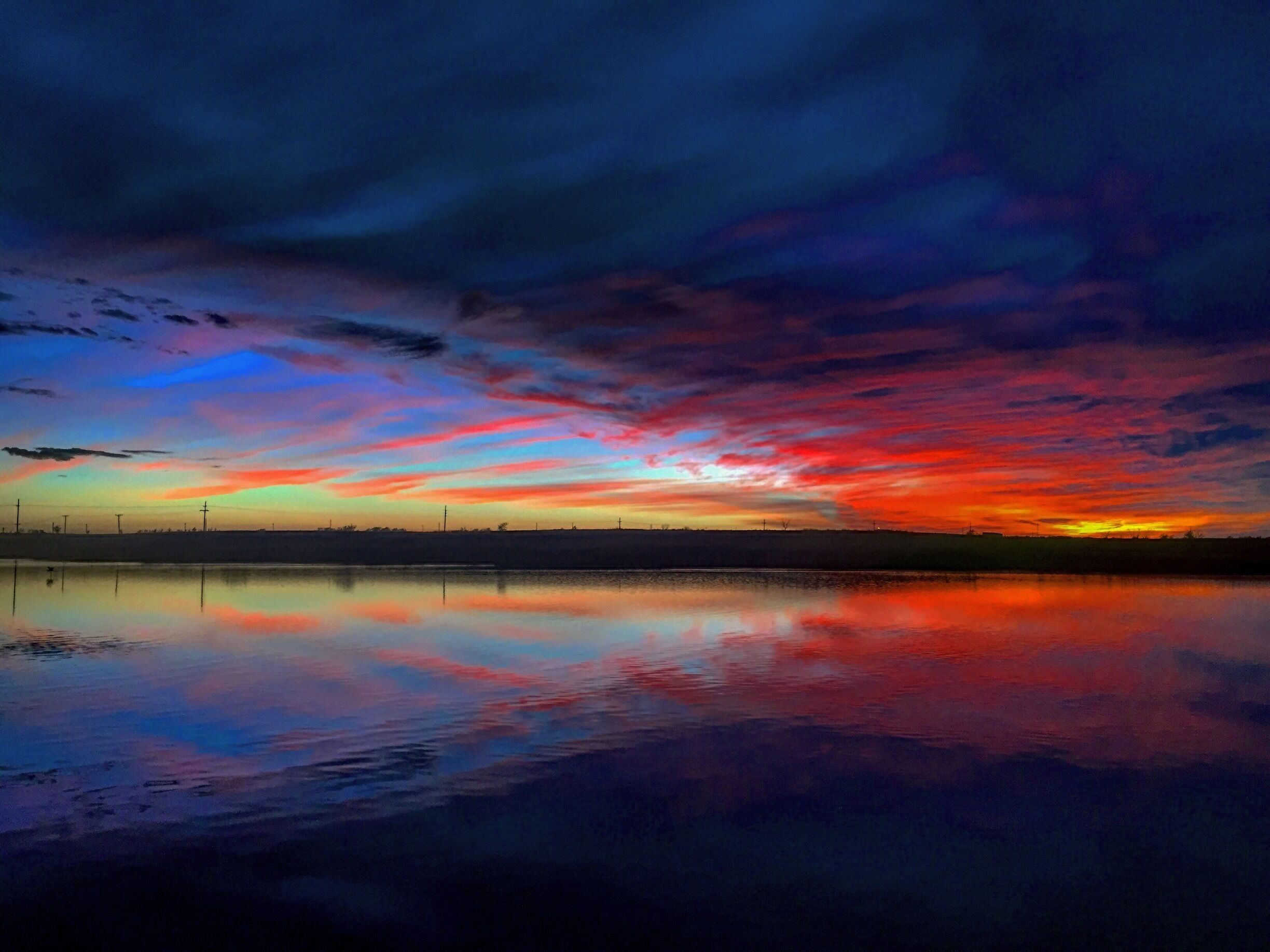 A beautiful place to catch sunrises or sunsets. Just on the south side of Elk City, Ok. 
