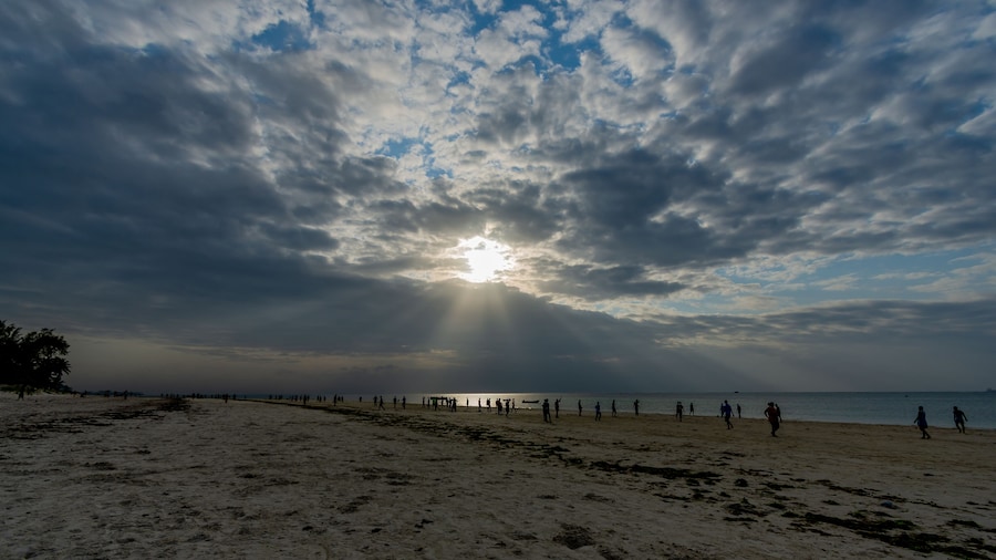 A hole in the sky at Dusk