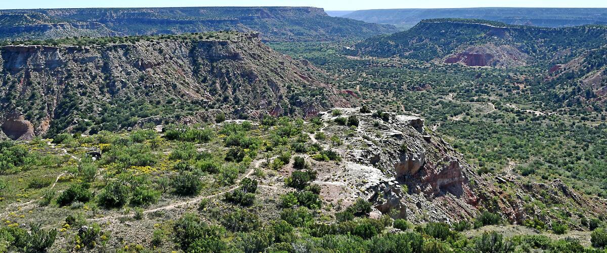 Located in the Texas panhandle just a short drive from Amarillo. Palo Euro is the second largest canyon in the country
