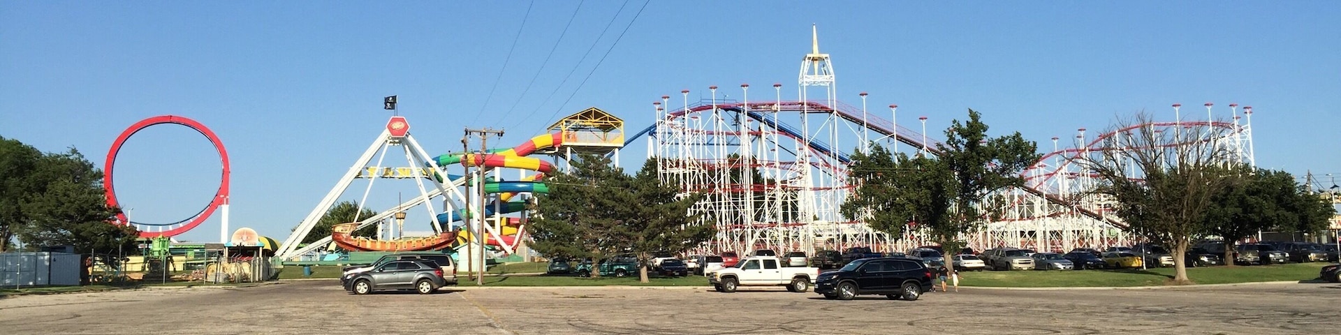 Amarillo has a small amusement park with some classic steel roller coasters.