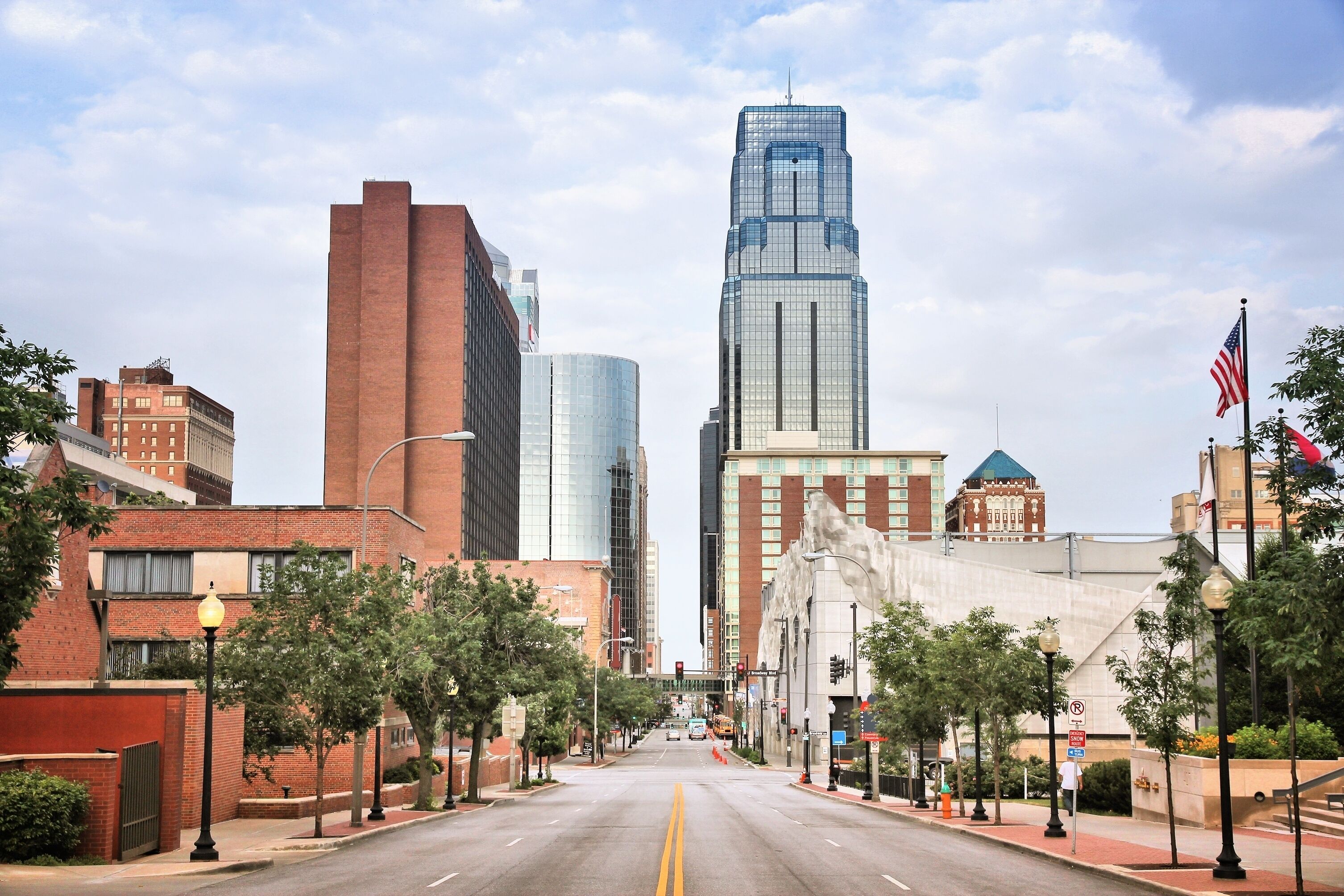 Kansas City, Missouri - city in the United States. Downtown skyline.; Shutterstock ID 544847566