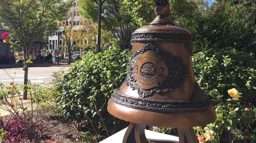 The fire department bell