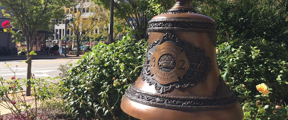 The fire department bell