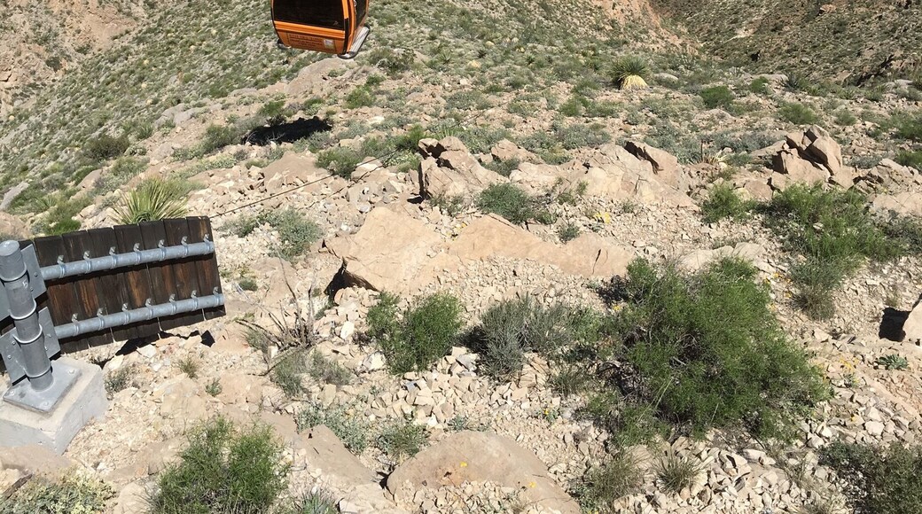 #Parks #AboveItAll The tram up to one of the high spots of Franklin Mountains State .