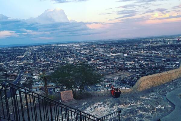 Always good to stop by Scenic Drive in El Paso, Texas. My home city.