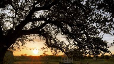 Sunrise central Texas Hilcountry.