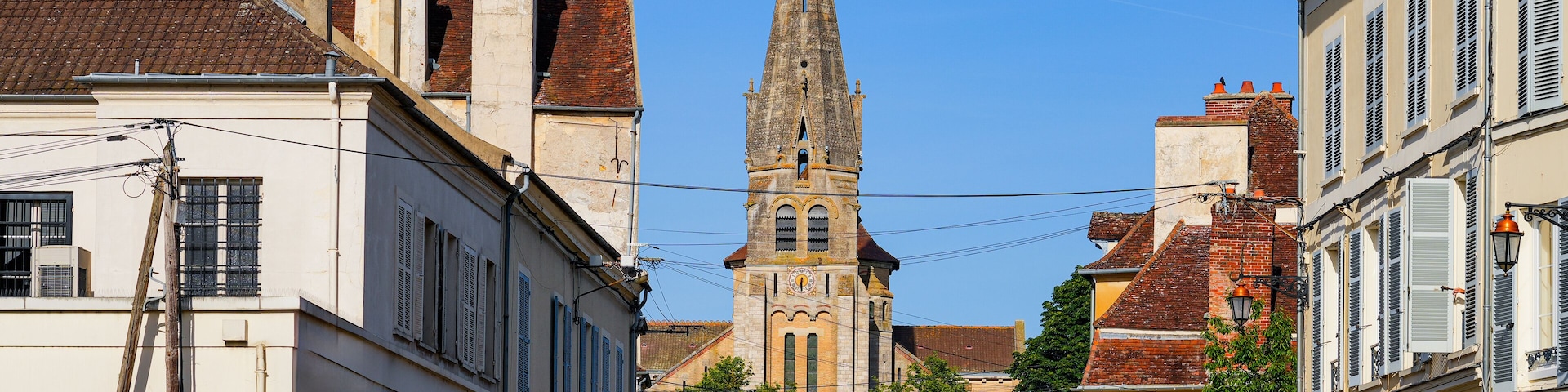 Church of Saint Denys and Saint Foy in Coulommiers, a small town of the French department of Seine et Marne in Paris region. It uses millstone and has both a Briard and a Byzantine architectural style