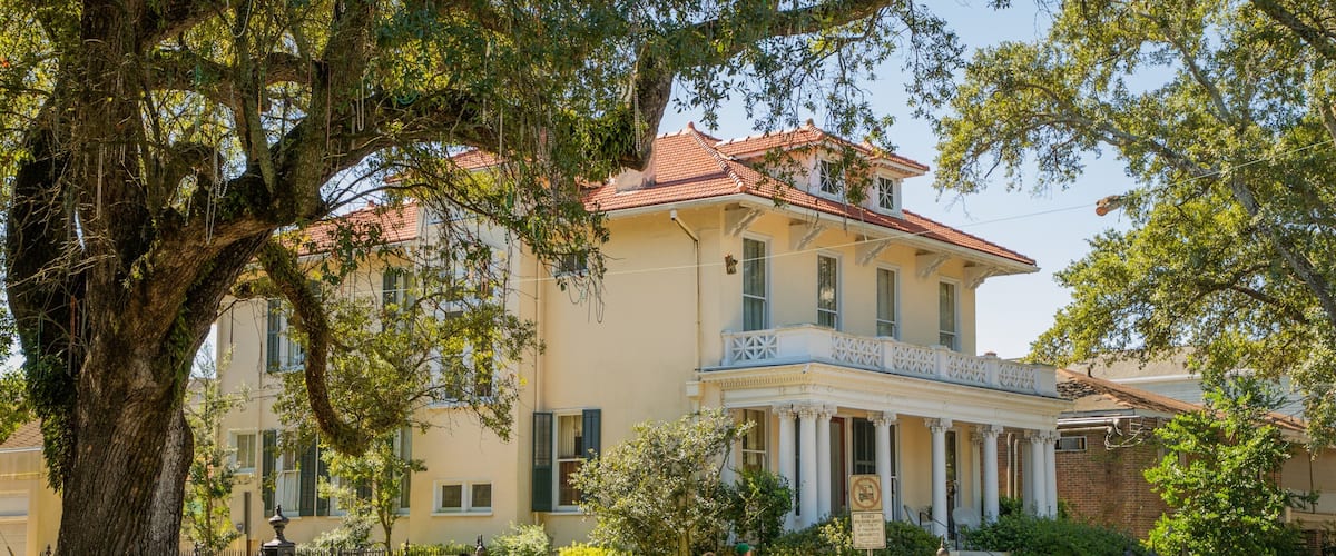 Garden District which includes street scenes