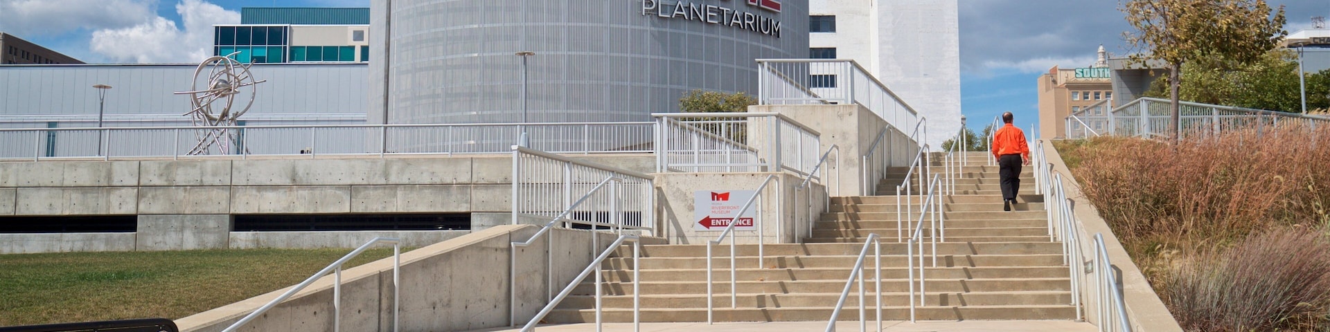 Western Illinois mit einem Beschilderung