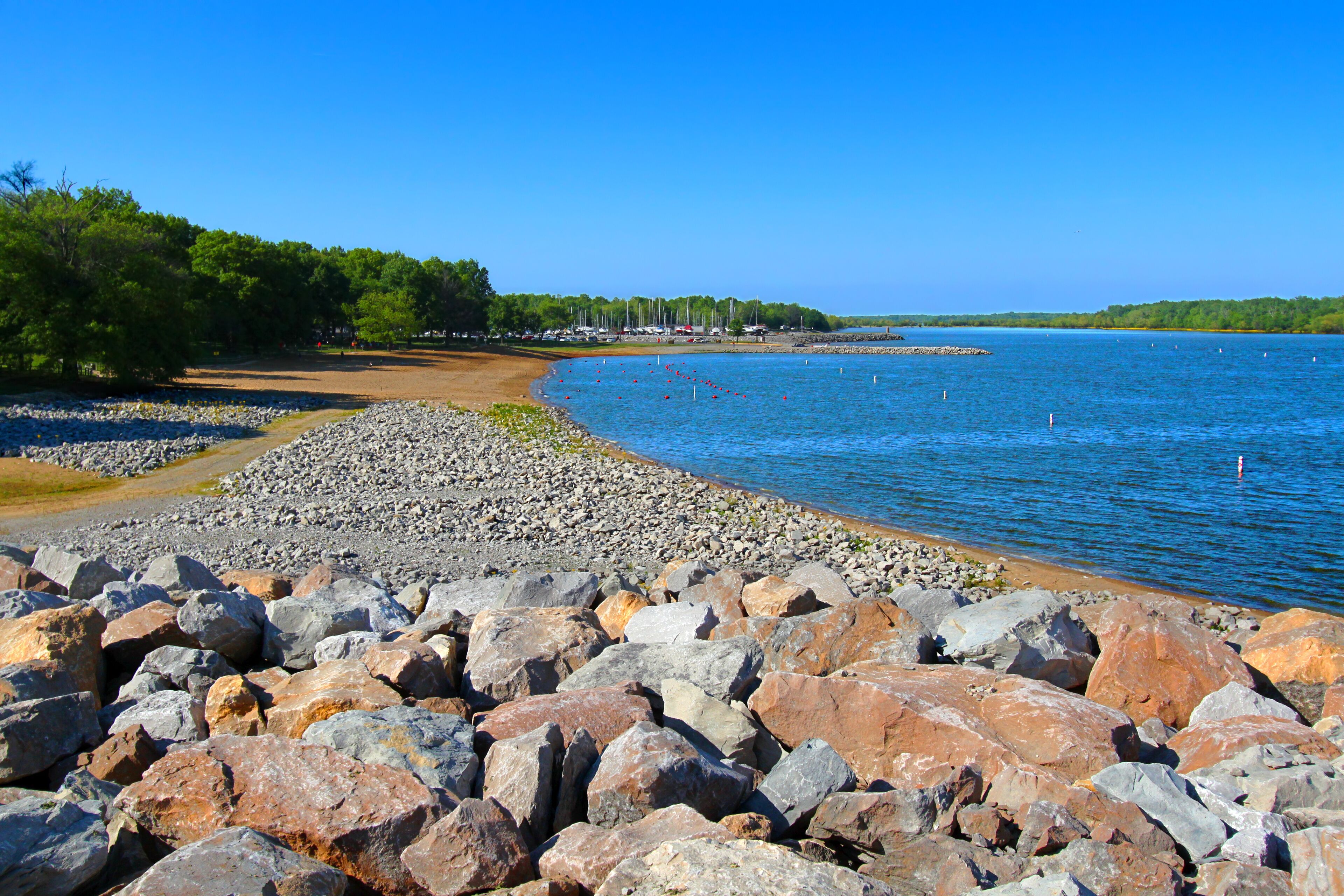 Carlyle Lake Swimming Beach Illinois