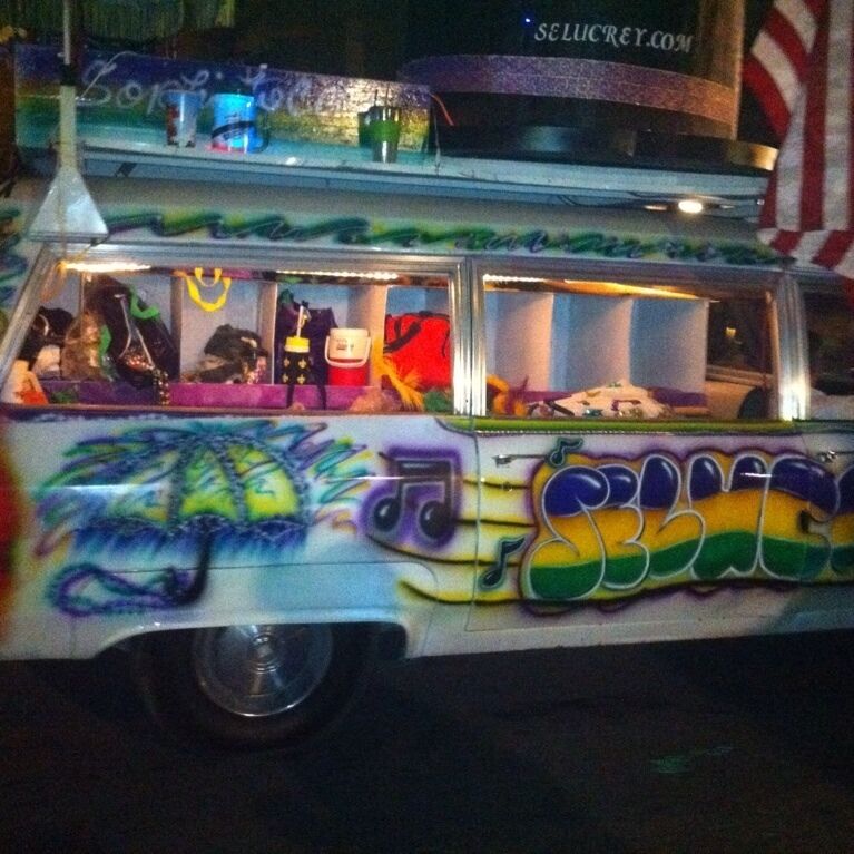 Our first mardi gras parade 