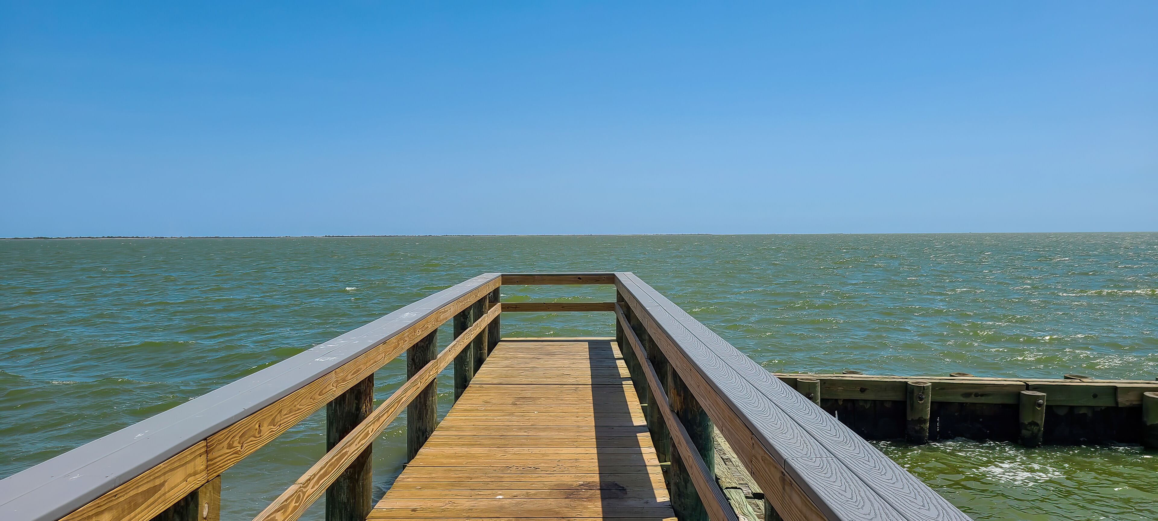 City of Palacios seafront, in Matagorda County, Texas
