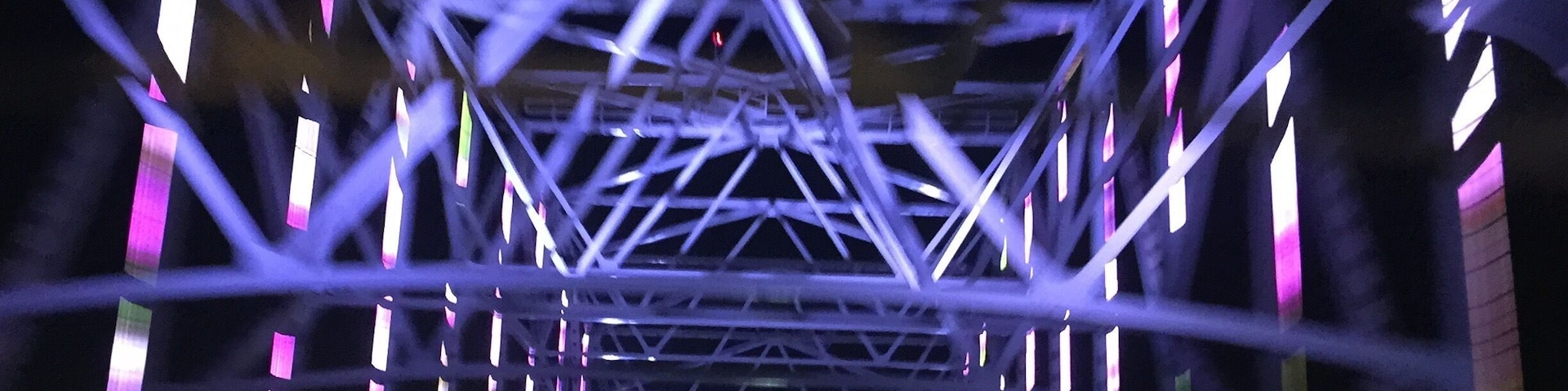 Neat way to drive into Corpus Christi, the bridge is much more illuminated in the distance. Other odd thing is all of the oil industry lights blink at the same time and there are thousands of them. Very cool.