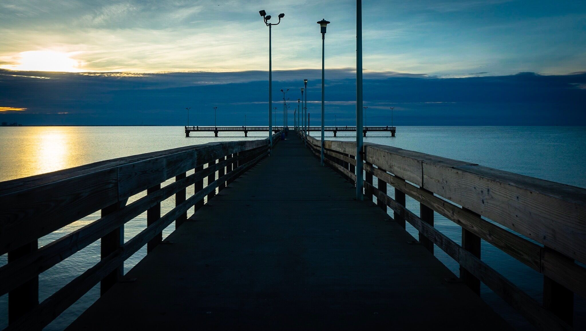 Indian Point Pier is a popular fishing spot overlooking Corpus Christi Bay.