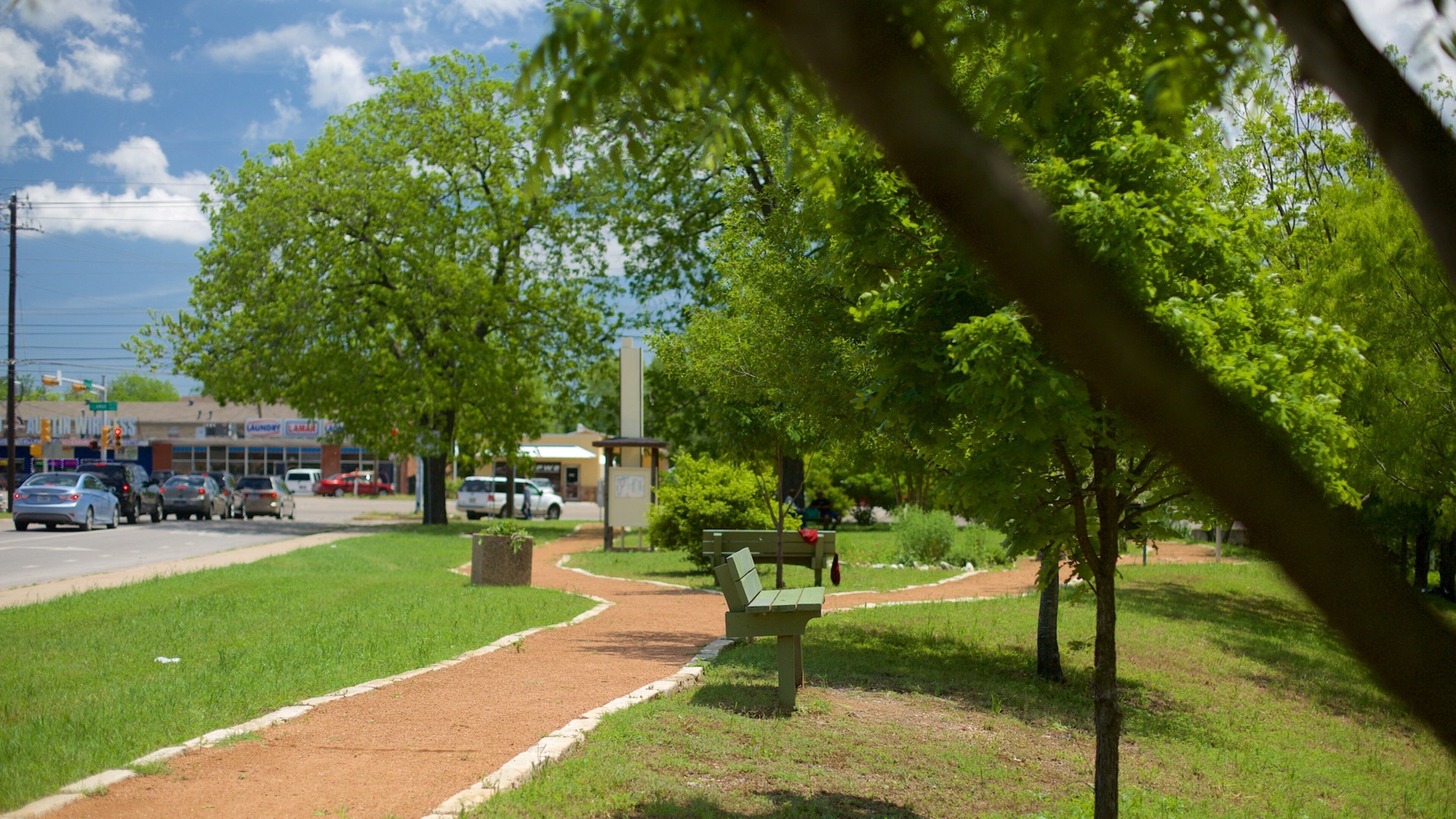 Nordlige sentrale Austin som viser hage