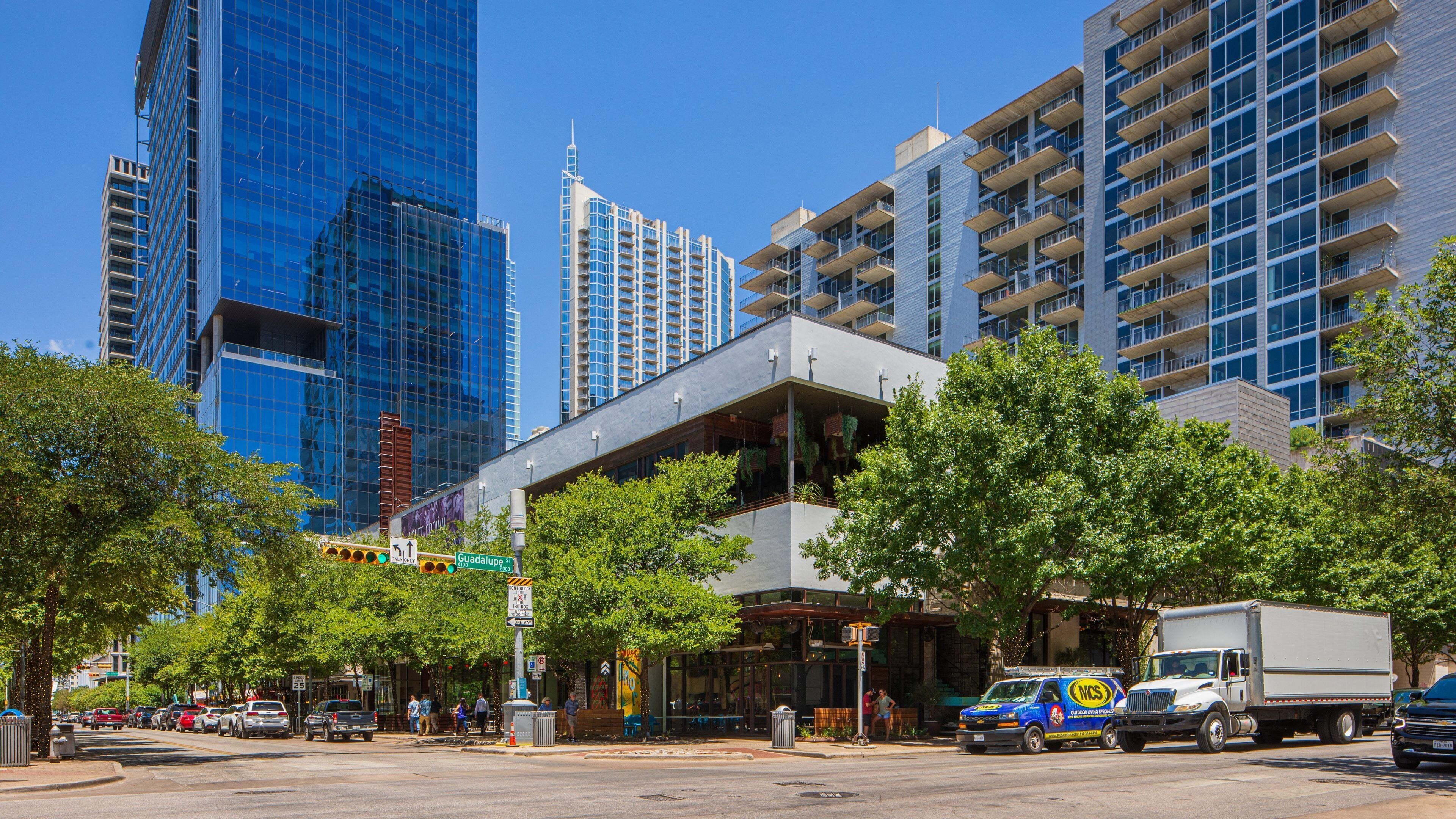 Downtown Austin which includes a city