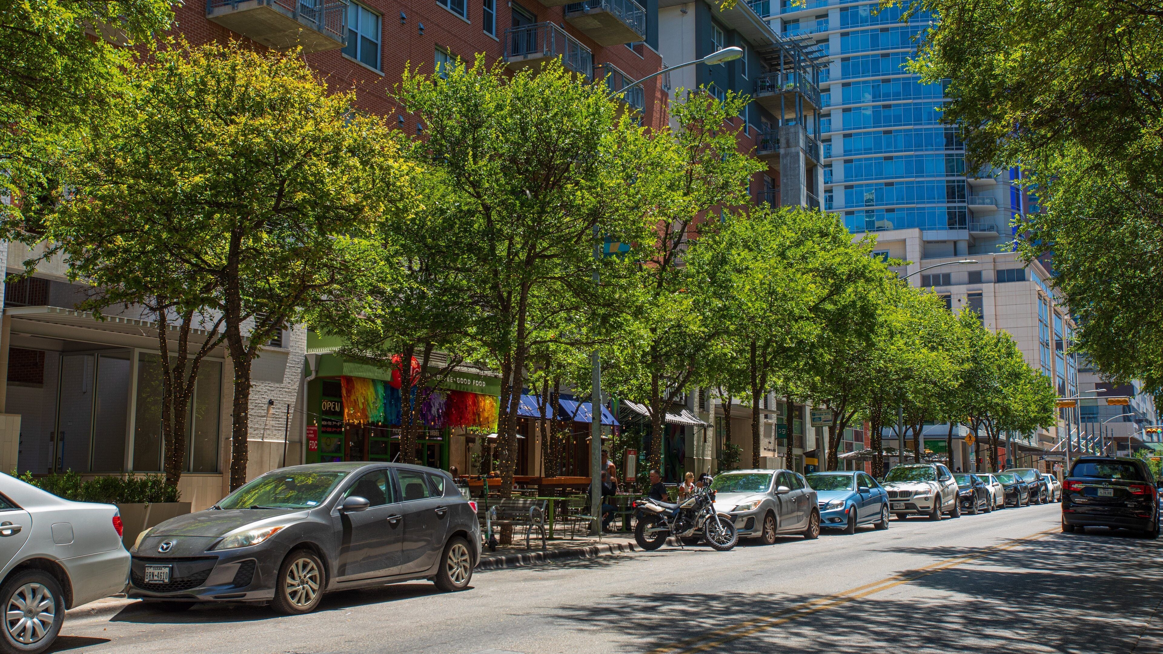 Downtown Austin showing a city