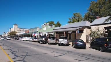 Fredericksburg which includes a house and street scenes
