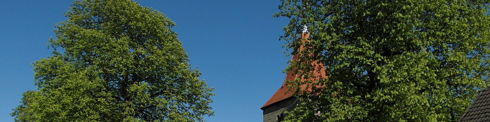 Naturdenkmal ND-H 19. Ensemble aus 4 großen alten Roßkastanien, die eine besondere Ortsbildwirkung durch ihre Anordnung rund um die Kirche in Holtensen erzielen.