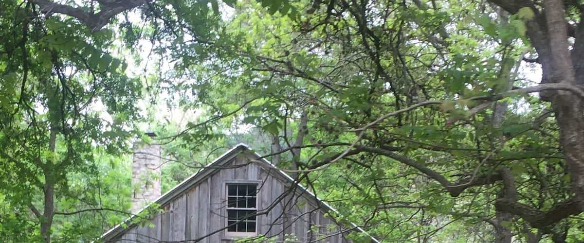 Old house along the Guadeloupe River