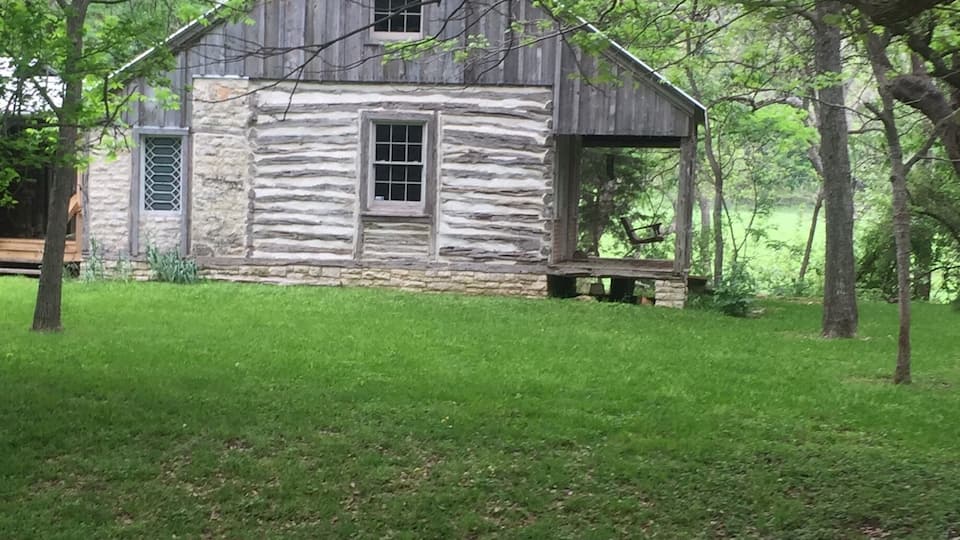 Old house along the Guadeloupe River