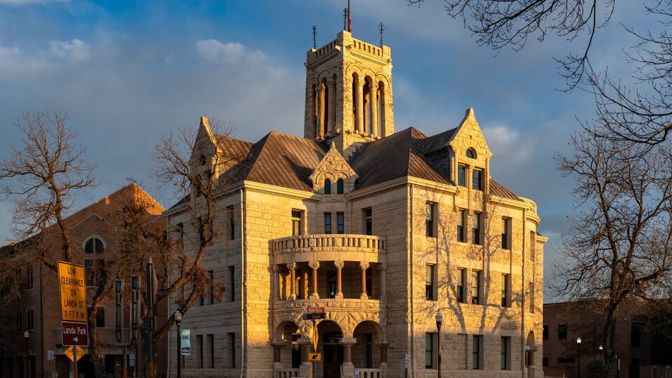 Comal County Courthouse in New Braunfels, Texas