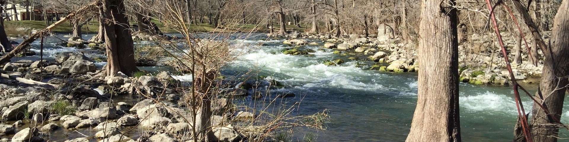 Taken below the restaurant