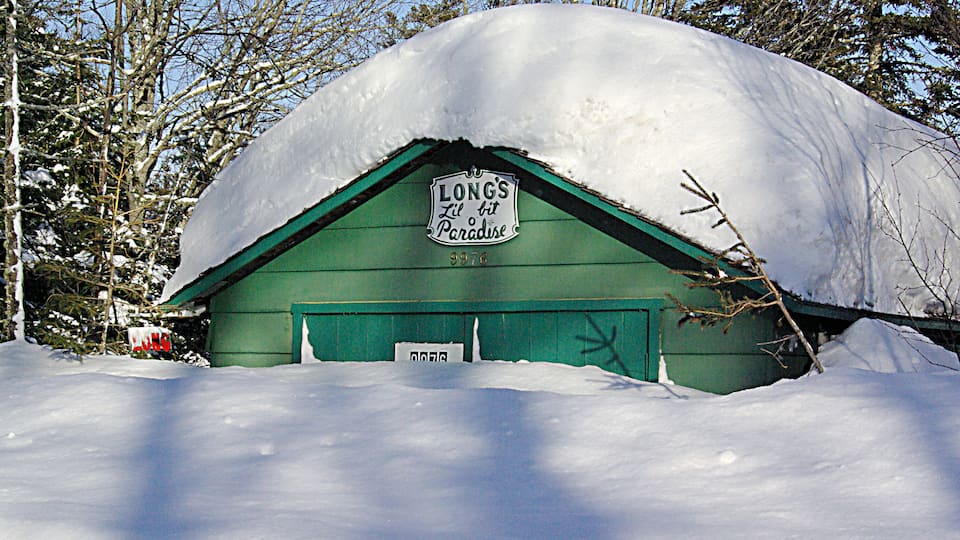 Winter in Michigan.
The Upper Peninsula is a forested region in Michigan bordering 3 of the Great Lakes and extending outward from Wisconsin. It’s connected to Michigan’s Lower Peninsula by the roughly 5-miles-long Mackinac Bridge, which spans the Straits of Mackinac. Sandwiched between the 2 peninsulas is Mackinac Island, a car-free vacation destination with the iconic 1887 Grand Hotel and the Victorian-era Fort Mackinac.