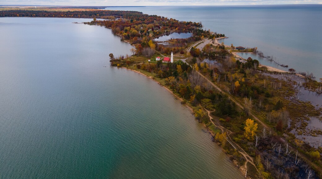 Tawas Point Lighthouse in Tawas Michigan