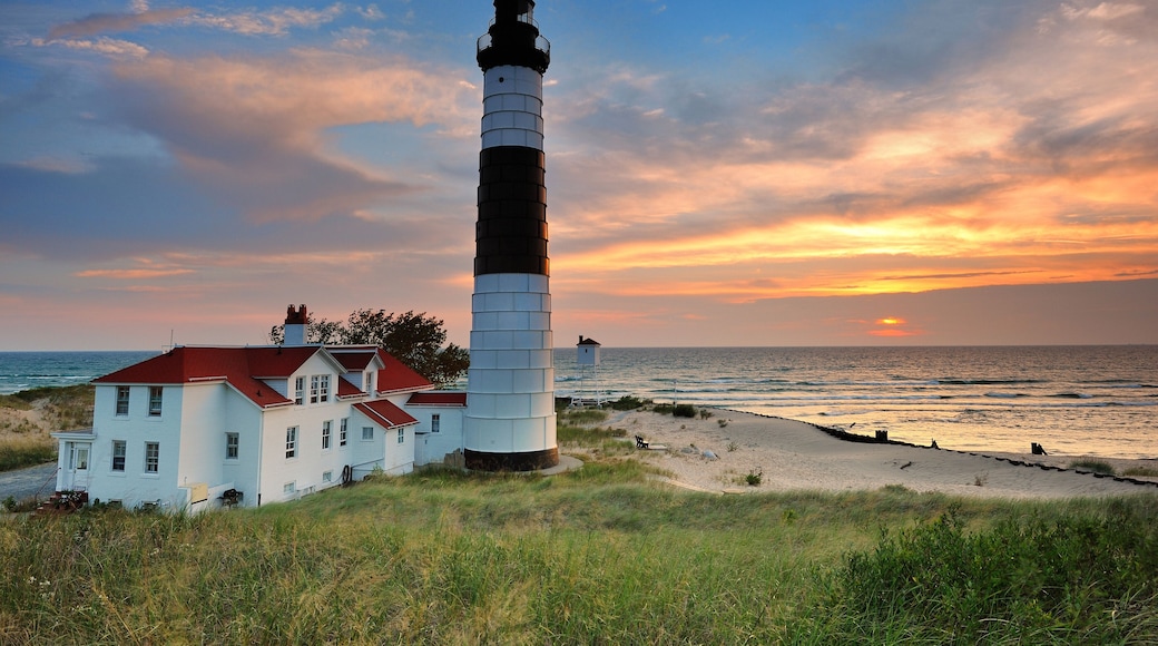 Big Sable Point Lighthouse sunset - Ludington, Michigan