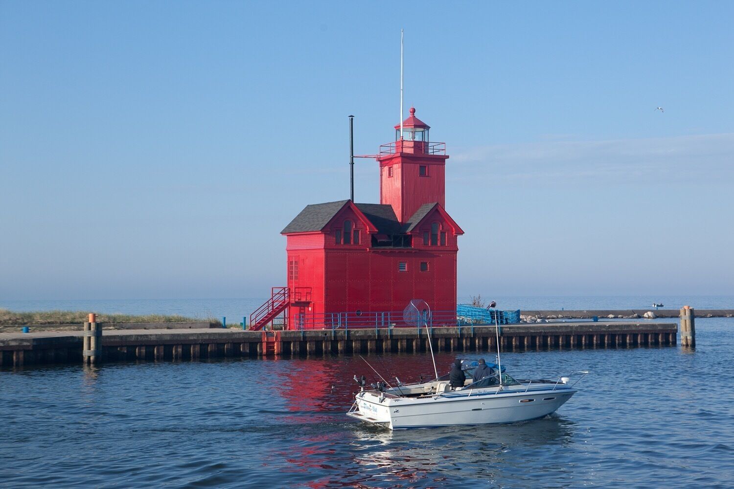  “Big Red” - iconic Holland Lighthouse.