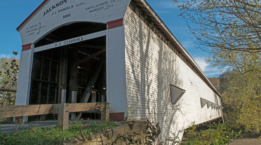 Jackson covered bridge in Parke County, Indiana