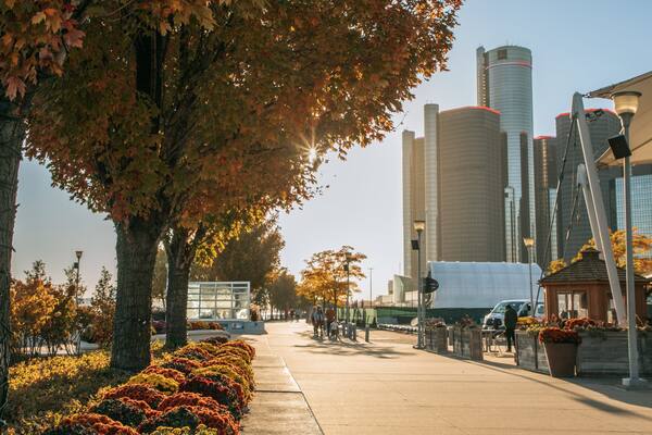 Southeast Michigan featuring a sunset