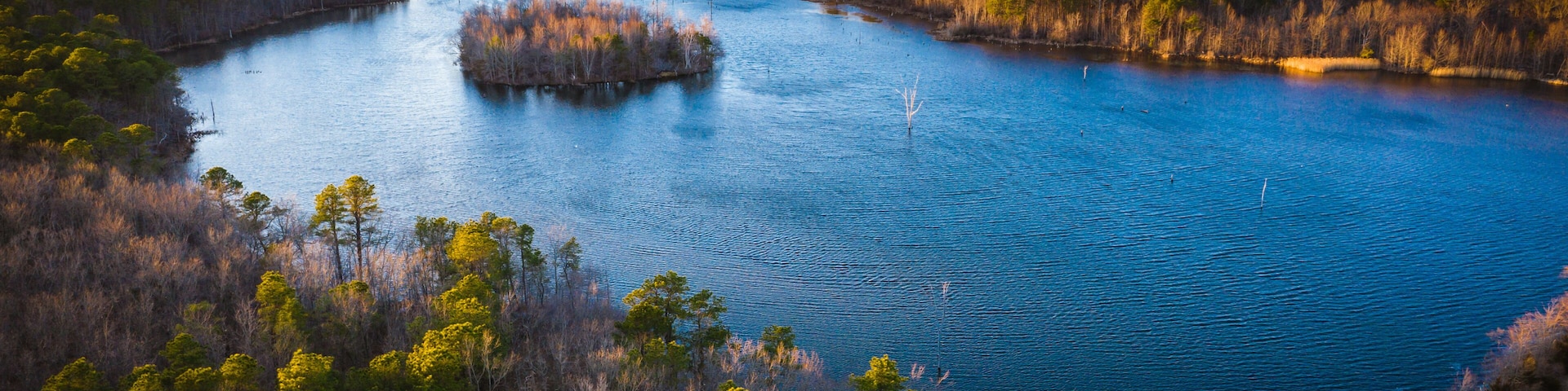 Aerial of Manasquan Reservoir