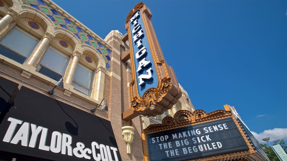Ann Arbor featuring signage
