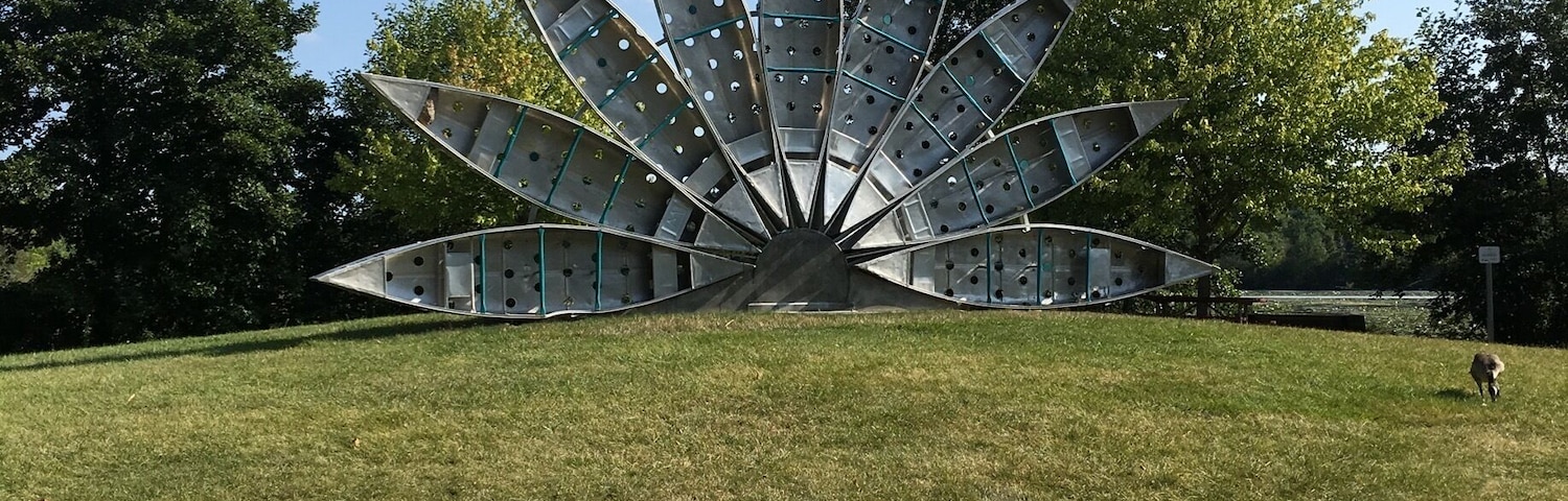 Love this! They made it out of old canoes/kayaks!