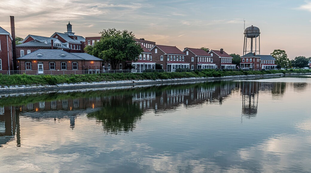 Historic Fort Monroe National Park landmark near Hampton Virginia, 1819, near the Coast