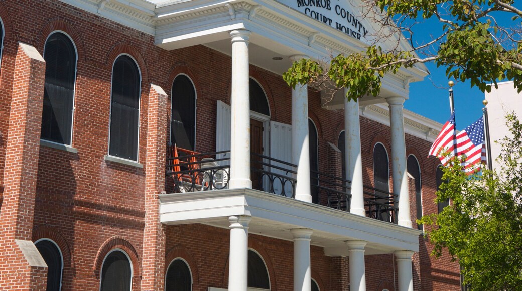 Victorian brick-built clock tower of the Monroe County Court House, Old Town, Key West, Florida Keys, Florida, United States of America, North America