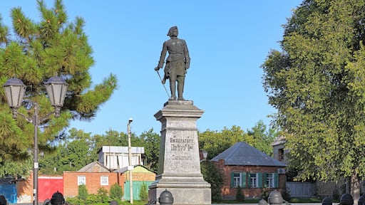 Peter the Great Monument in Taganrog, Russia