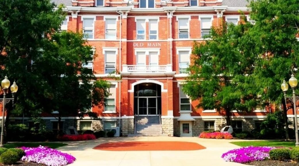 Historic campus building dating to 1886. Cost ~$50,000 to build - a bargain considering classes are still taught here 125 years later.
Interesting note: The bell tower was originally two stories taller, but was deemed unstable and lowered in 1912.