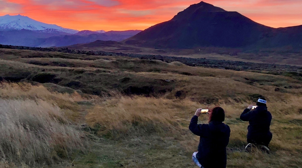 Amazing Icelandic sunset