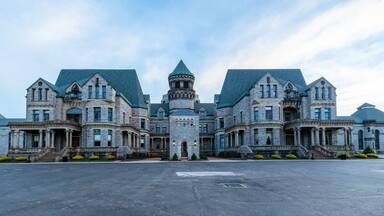Ohio State Prison located in Mansfield, Ohio Built in 1886. Location used for filming the Shawshank Redemption. Image taken 04/13/19.