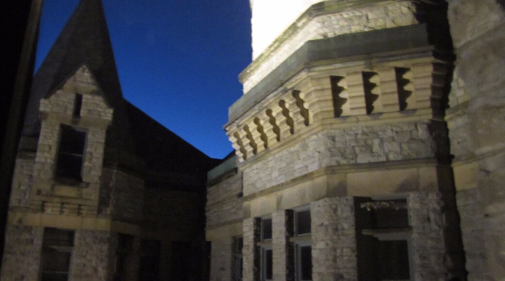 Mansfield Reformatory - this used to be a working prison but has been abandoned for many years. It's a gorgeous structure. The Shawshank Redemption was filmed here.
